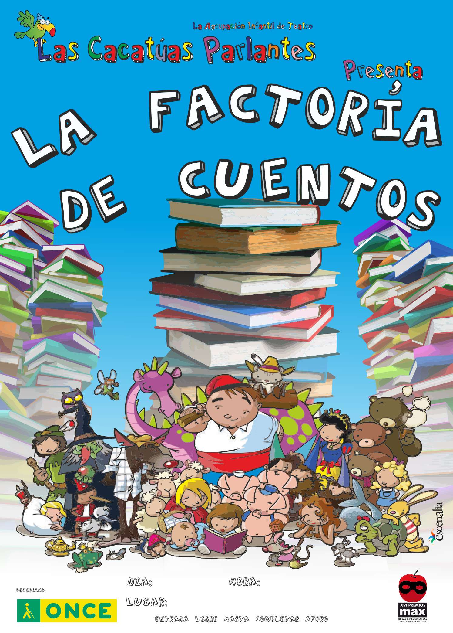 La Factoría de Cuentos” teatro Infantil con motivo del Día del Libro -  Asociación Andaluza de Cultura para Ciegos