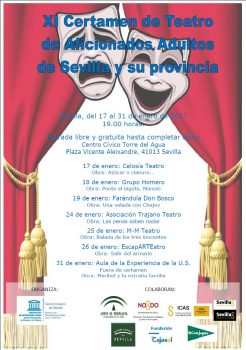 Cartel oficial del certamen teatral