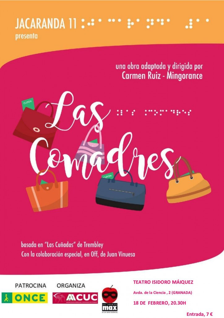 Cartel de la obra teatral "Las Comadres"