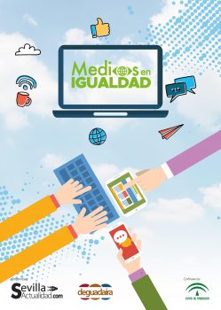 Cartel del taller Medios en Igualdad