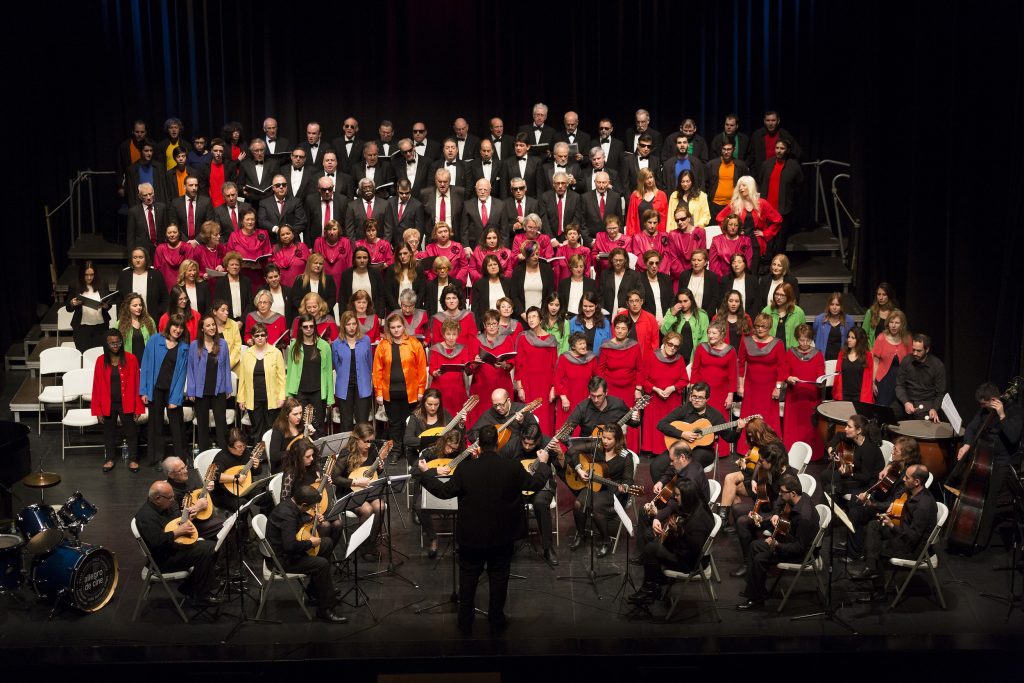 Actuación de todos los participantes en la clausura de la última Bienal de Música