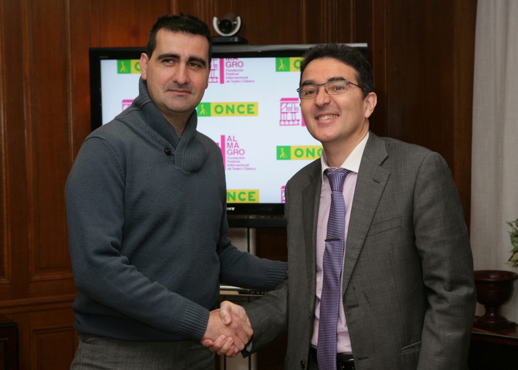 Ignacio García y Andrés Ramos tras la firma del Convenio | Foto: Javier Regueros