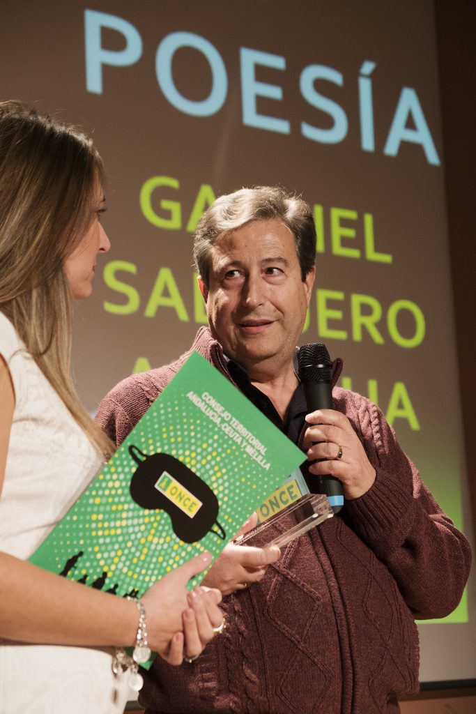 Gabriel Salguero, ganador del año pasado en la modalidad de poesía