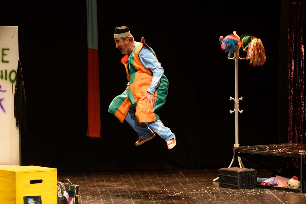 Josema Gómez en uno de sus papeles en Don Volpone en la pasada Bienal de Teatro de Extremadura | Foto: Javier Regueros